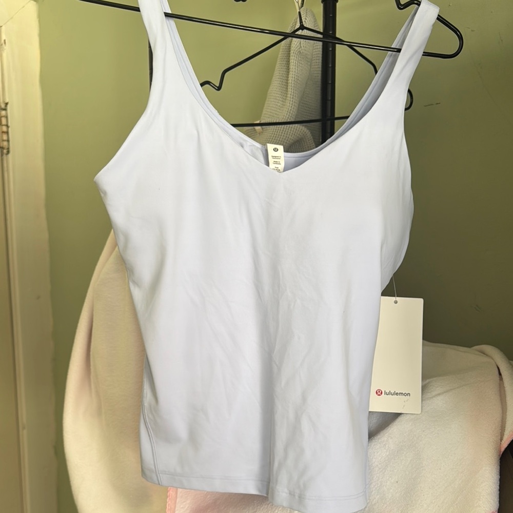 Lululemon Align Waist-Length Tank Top*NWT Pastel Blue/10 - Picture 4 of 6
